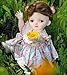 Cloveray BJD Dolls 14 Ball Jointed Doll Fullset with 15 Articulated Joints and Brown Glass Eyes 20 Inch 50cm Full Vinyl Girl Collectible RebornStyle Doll for Ages 14 Gift Box Packaging - Image 4