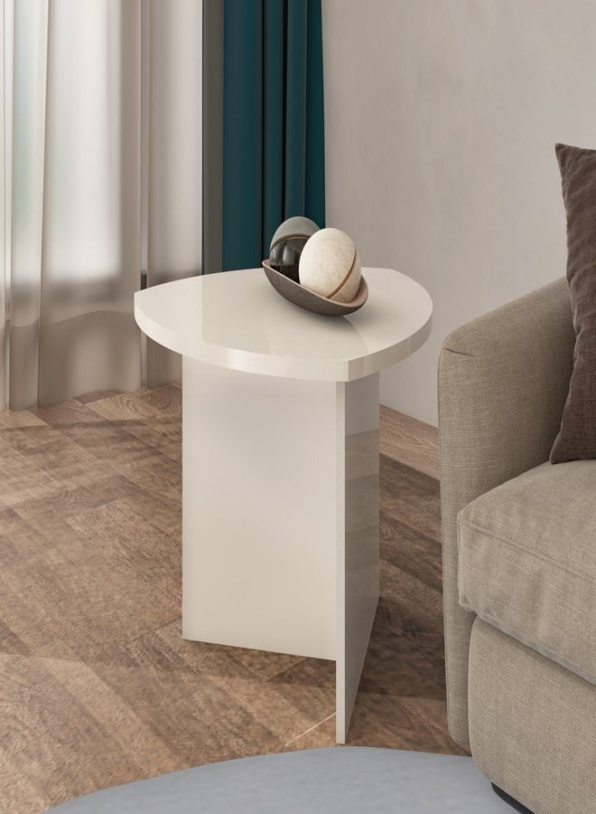 Pilati Side Table Off White Color 60x60x50cm  - Image 1