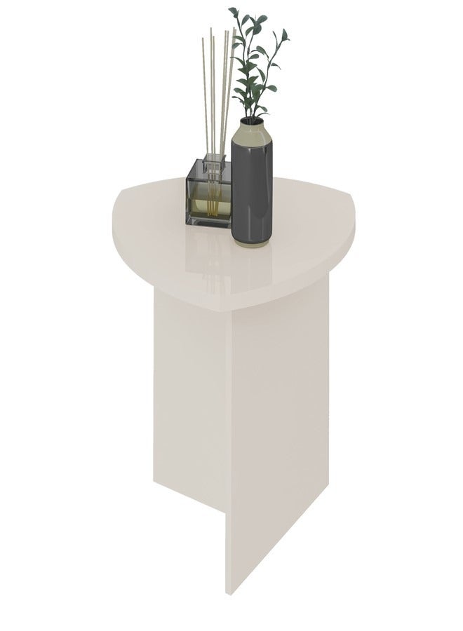 Pilati Side Table Off White Color 60x60x50cm  - Image 2