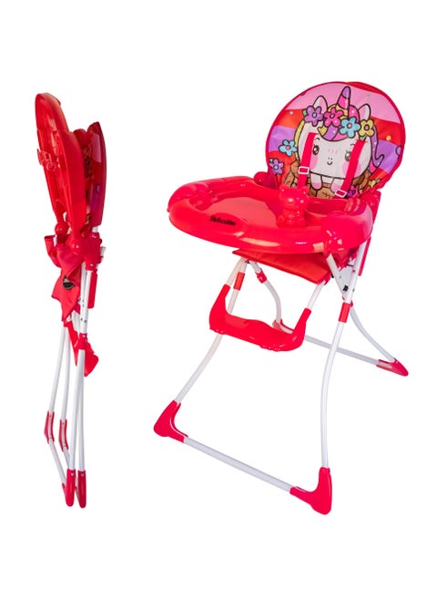 Modern Secure Foldable Portable Baby Highchair Eating Chair With Large Food Tray