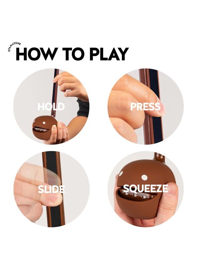 Otamatone [Sweet Series] Japanese Character Electronic Musical Instrument Portable Synthesizer from Japan by Cube/Maywa Denki [Japan Import] - Chocolate - Image 2