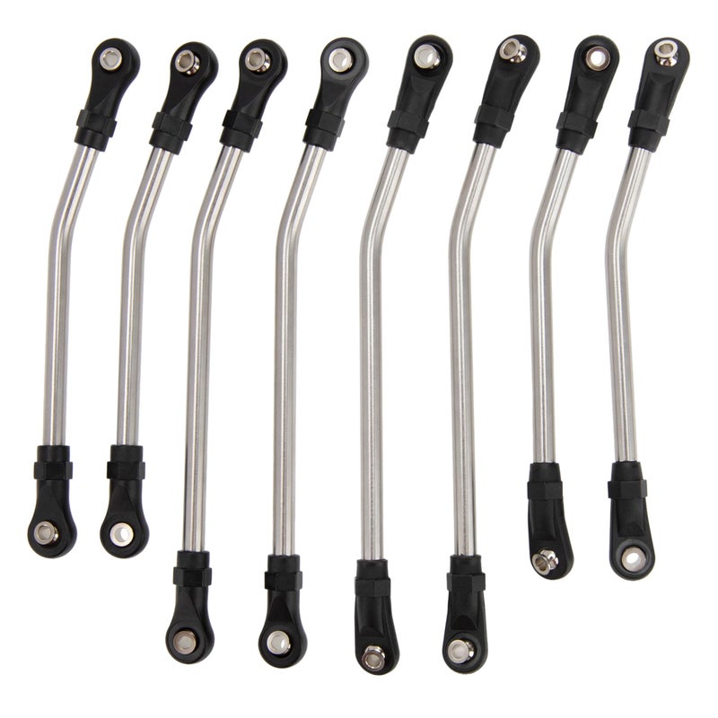 MEUS Racing 318 Wheelbase Stainless Steel Links Set for 1/10 Axial Capra 1.9 UTB RC Crawlers (318mm) - Image 3