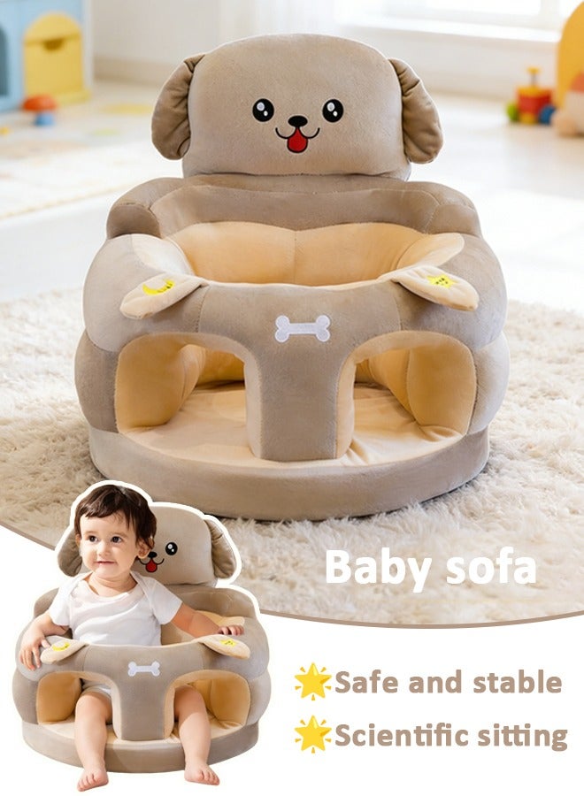 شو وو كرسي مقعد الطفل كرسي أفخم كرسي أريكة للأطفال لغرفة الأطفال مقعد الطفل مساعد مقعد دعم التعلم وسادة مقعد الأمان الجلوس لعبة محبوبة كرسي أطفال حيواني ألعاب أفخم أثاث الأطفال - Image 1