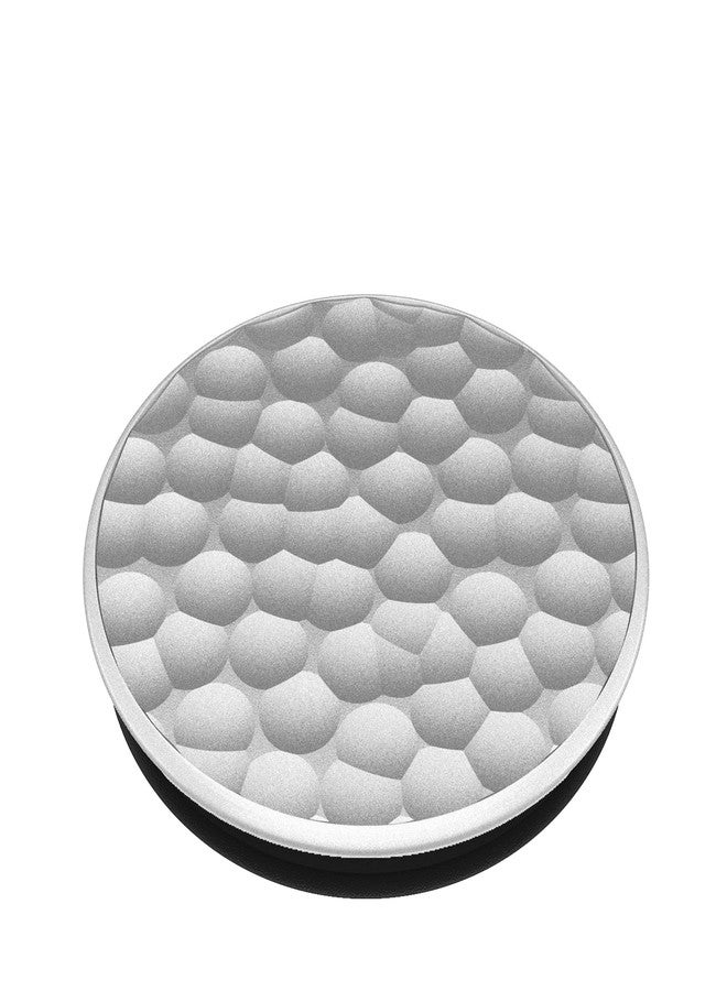 POPSOCKETS بوب سوكيتس: حامل ومقبض قابل للتوسيع مع رأس قابل للتبديل للهواتف والأجهزة اللوحية - معدن مطروق فضي - Image 3