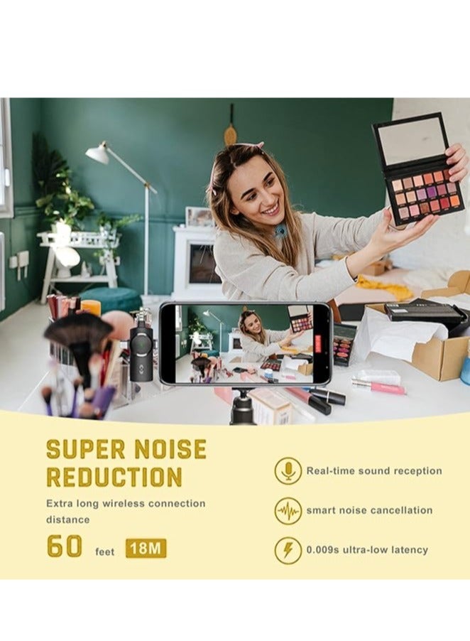 TIGER Wireless Lavalier Microphone – 3-in-1 Plug-and-Play Lapel Mic for iPhone, iPad, Android, and Camera Recording - Image 5