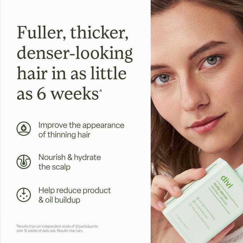 DiVi سيروم فروة الرأس ديفي للنساء والرجال - ينشط ويوازن فروة الرأس - يحسن مظهر الشعر الخفيف، يغذي فروة الرأس ويساعد في إزالة تراكم المنتجات والزيوت، 100 مل - Image 3