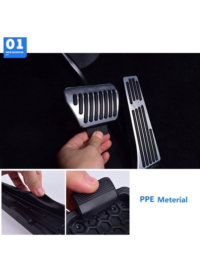 Jaronx Compatible with BMW Pedal Covers, No Drill Pedal Anti-Slip Gas and Break Pedal Cover - Image 3