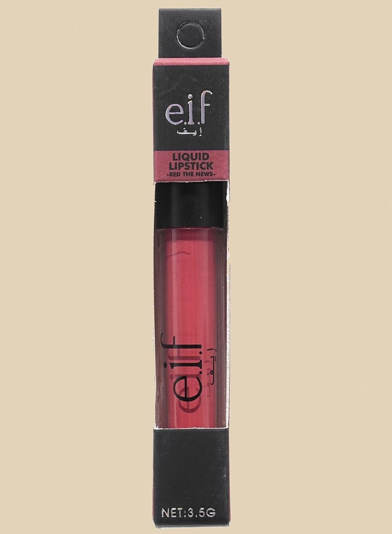 elf G LIQUID LIPSTICK - RED THE NEWS