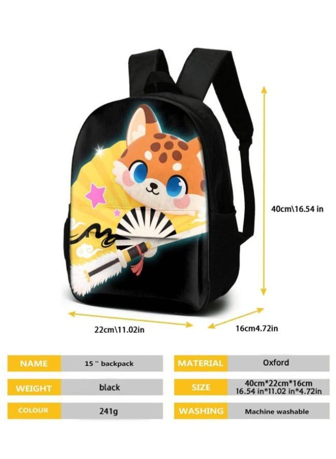 Bright Li Fire Fashion is unlimited! Cartoon bag three-piece set, suitable for a variety of scenes for students and teenagers (available for students, children, friends on outings, mountain climbing, schooling, etc.) - 117 - Image 5