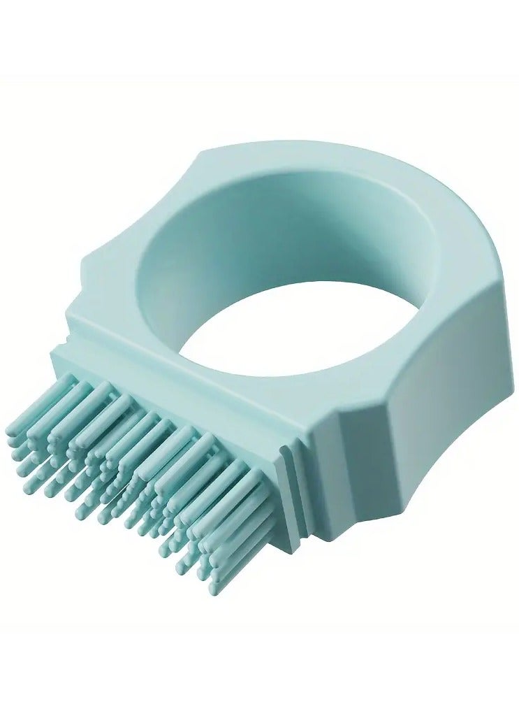 جلوسكي فرشاة أسنان سيليكون مدمجة مع غطاء واقي شعارات ناعمة للعناية الفموية اللطيفة مثالية للبالغين - Image 2