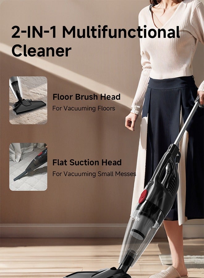 ENCHEN 2 In 1 Portable Handheld Vacuum Cleaner , 650W 14000Pa Suction 1.2 L Large Capacity Central Filtration System for Car Home Kitchen Hair - Image 4