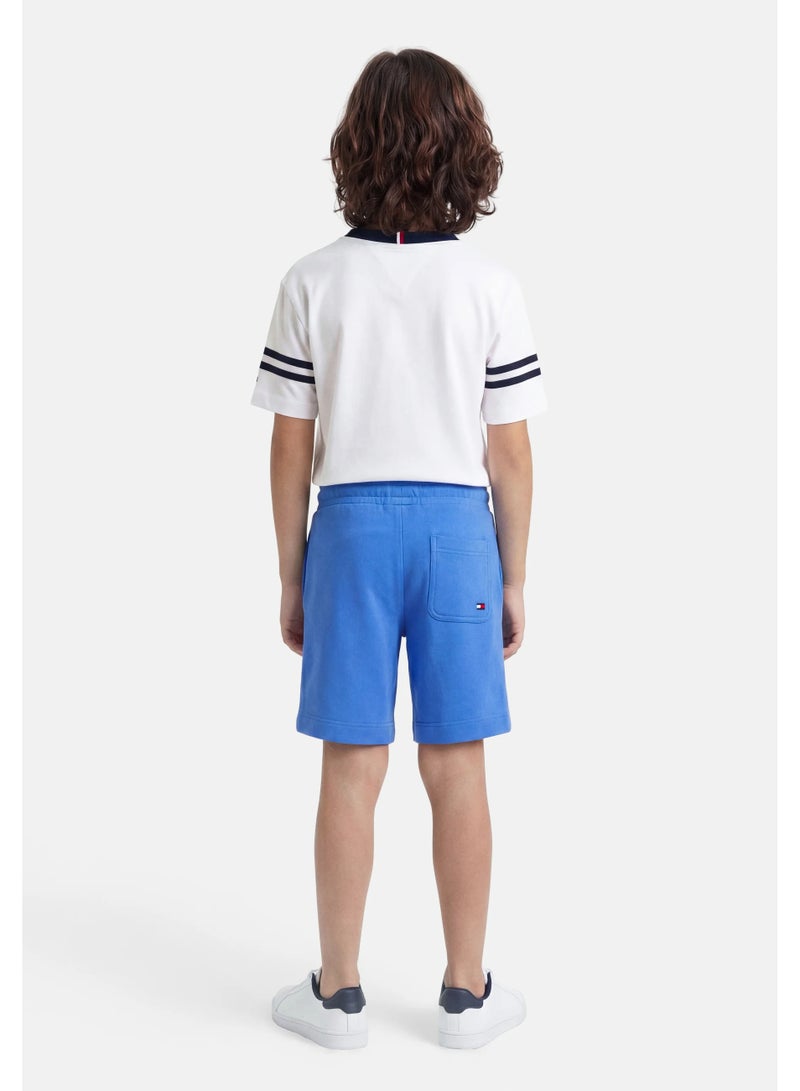 TOMMY HILFIGER Wavy Flag Graphic T-Shirt And Sweat Shorts Set - Image 2