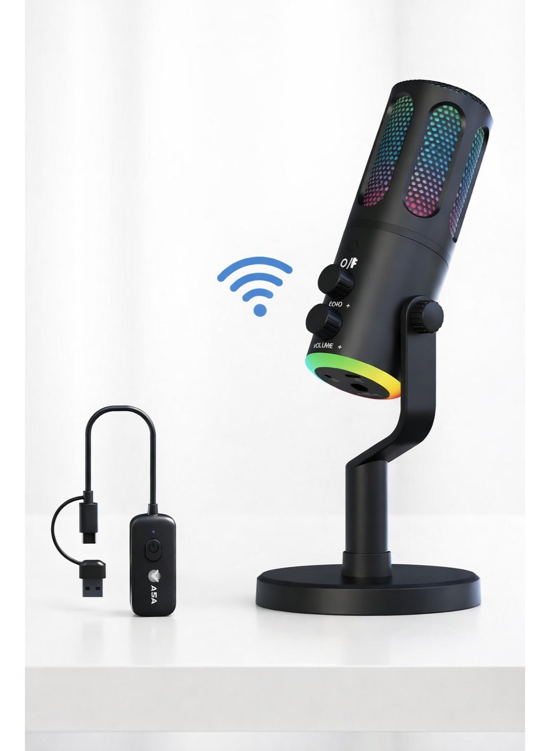 asa Asa Wireless Rgb Gaming Microphone ZE714724D03221B173CFDZ