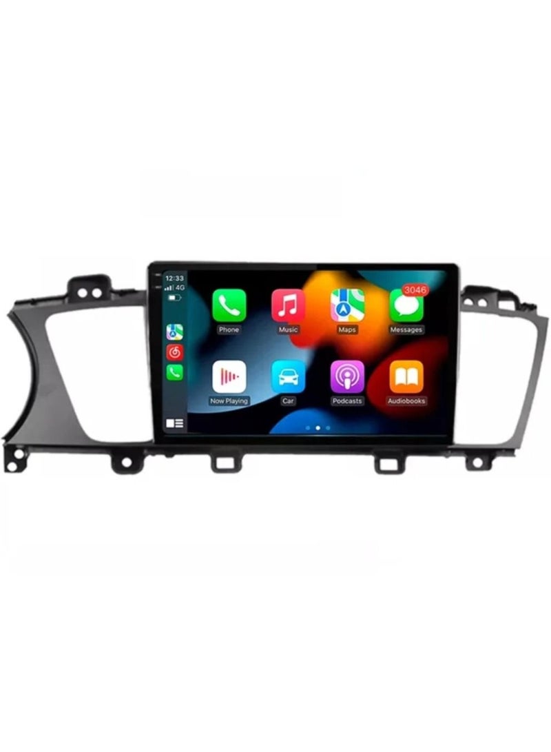 RAYMOS Android Screen For Kia Cadenza 2013 To 2017 4GB RAM Support Apple Carplay Android Auto Wireless QLED Touch Screen AHD Camera Included SIM Card Support Bluetooth Offline Online Maps support  - Image 1