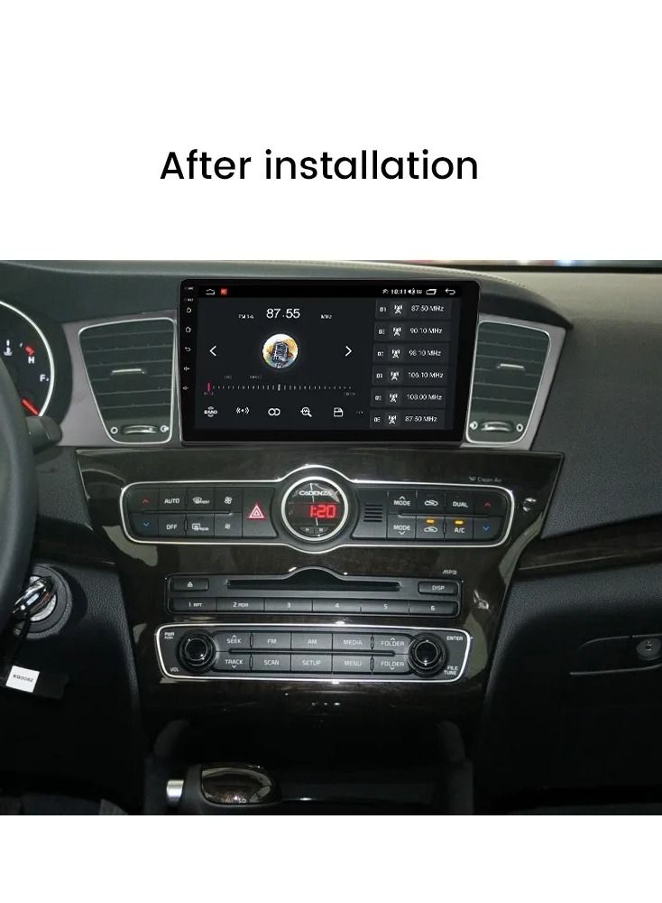 RAYMOS Android Screen For Kia Cadenza 2013 To 2017 4GB RAM Support Apple Carplay Android Auto Wireless QLED Touch Screen AHD Camera Included SIM Card Support Bluetooth Offline Online Maps support  - Image 2