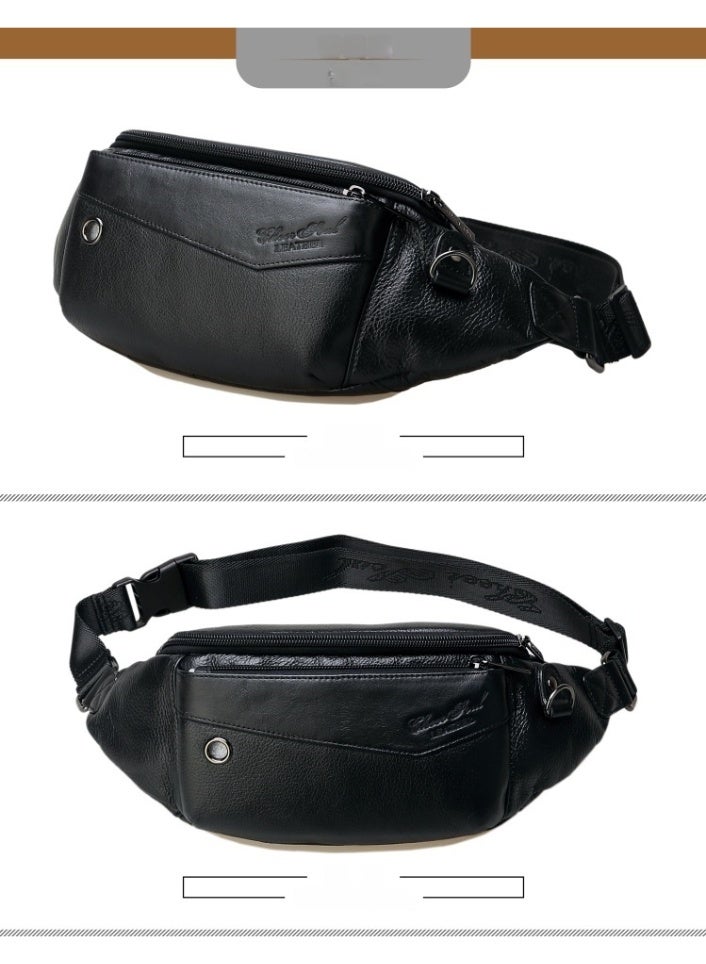 Mark Fairwhale New Genuine Leather Men's Waist Bag  - Image 3