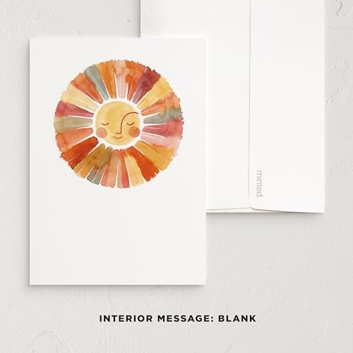 Minted Delight Greeting Cards Pack, Set of 5, Blank Notes with Envelopes, Chic, Stylish & Curated Folded Blank Stationery with Envelopes, Inspired Designs, Designed by Independent Artists - Image 4