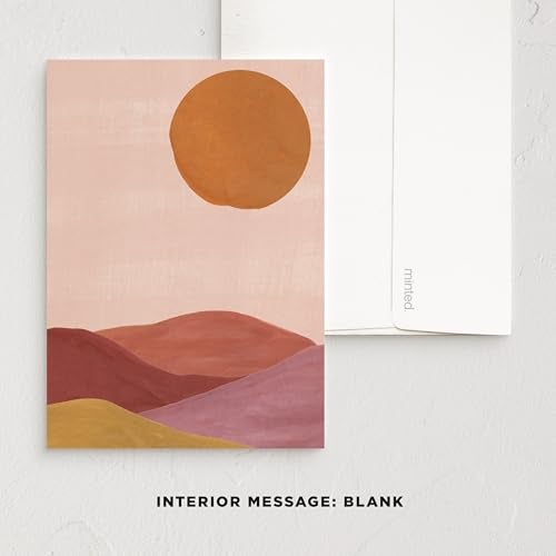 Minted Delight Greeting Cards Pack, Set of 5, Blank Notes with Envelopes, Chic, Stylish & Curated Folded Blank Stationery with Envelopes, Inspired Designs, Designed by Independent Artists - Image 5