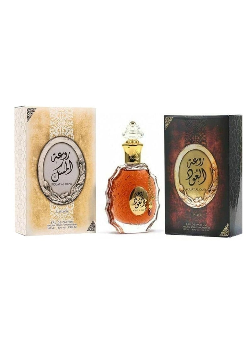 Lattafa The gentleness of the splendor of oud + the splendor of musk