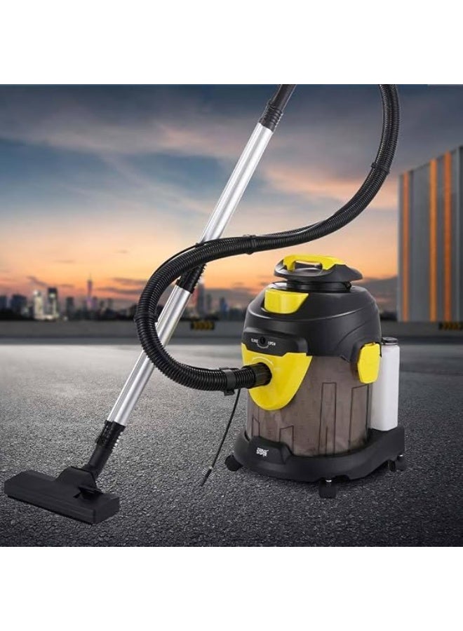 Winning Star 2 in 1 Wet & Dry Vacuum Cleaner/High Suction /15 L Dust Bag/3.5L Solution Tank/1400W-ST-5036 - Image 5