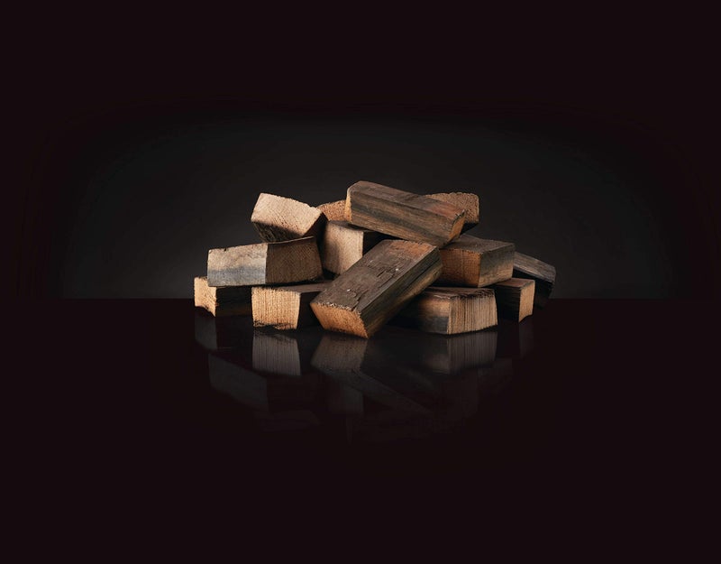 Napoleon Brandy Barrel Chunks - 2 LB, Hardwood Smoking Chips for Gas or Charcoal Grills and Smokers, Mild Oak Smoke Flavor with Sweet Wine Finish - Image 1