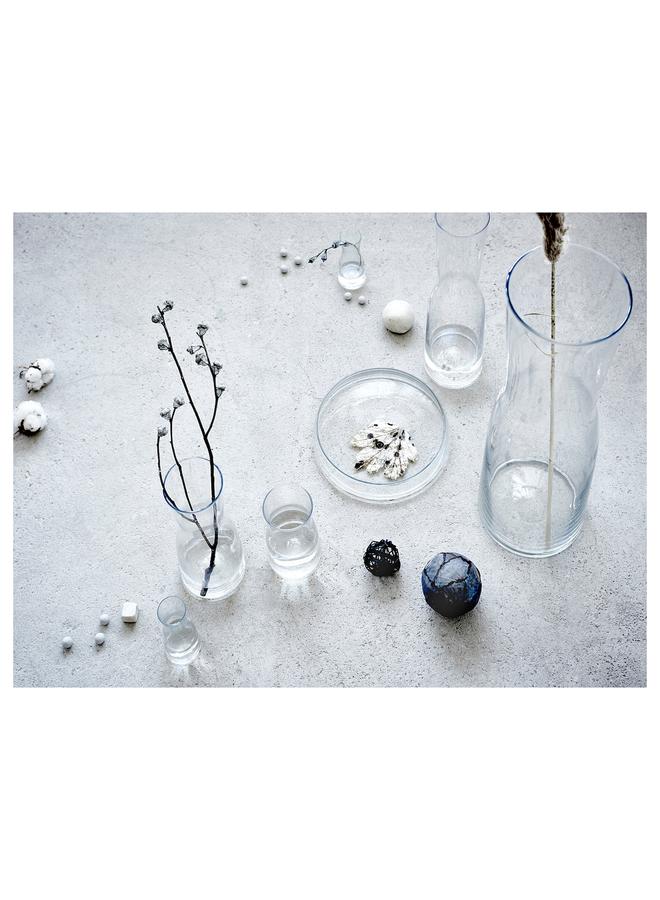 زبون مزهرية زجاج شفاف 14 سم - Image 3