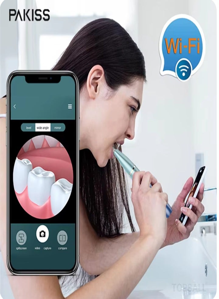 Visual intelligent ultrasonic teeth cleaner, removes tartar, coffee stains, tea stains, home use, portable teeth whitening device  - Image 3