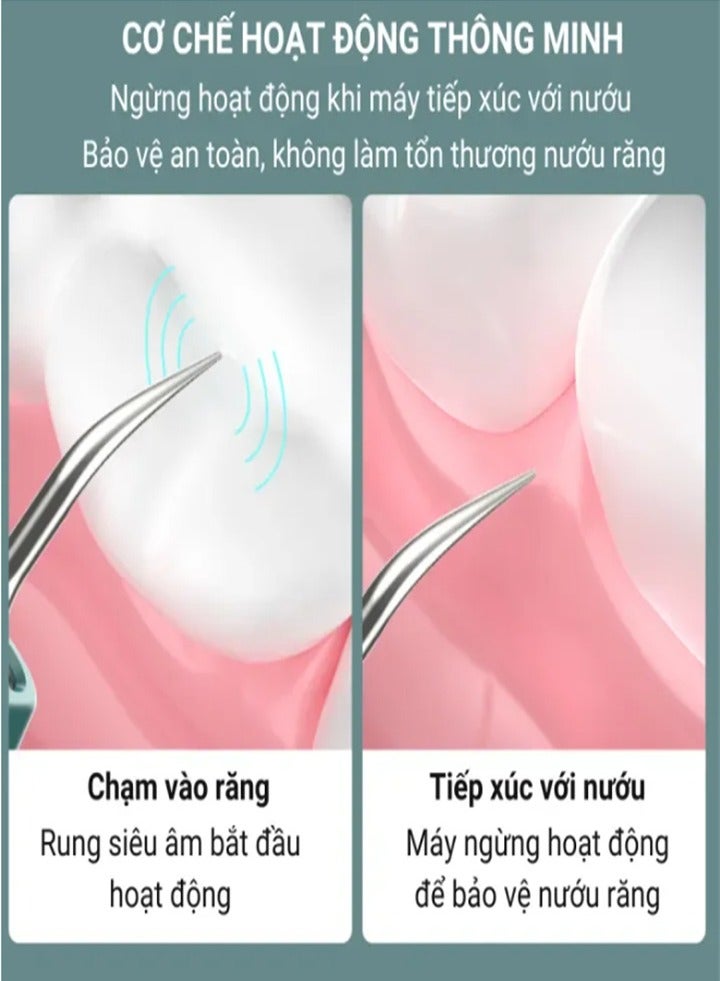 Visual intelligent ultrasonic teeth cleaner, removes tartar, coffee stains, tea stains, home use, portable teeth whitening device  - Image 5