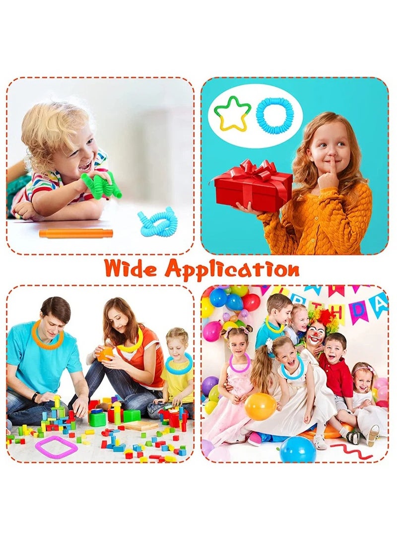 يونيكبيبي مجموعة ألعاب بيبلاند من 8 قطع بأبعاد 7.9 × 1 بوصة للأطفال الصغار، لتخفيف التوتر والقلق - Image 4