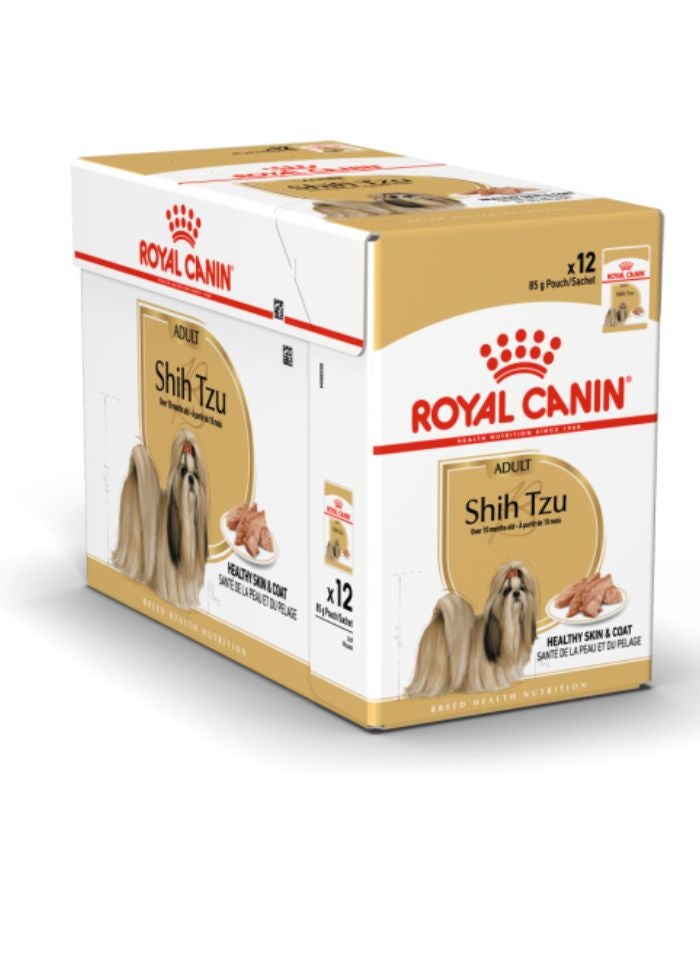 ROYAL CANIN Breed Health Nutrition Shih Tzu (WET FOOD - Pouches) 12 x 85g - Image 3
