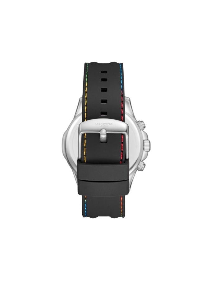 Lee Cooper Men's Silicone Multi Function Watch LC08048.351 - 44 mm  - Image 4
