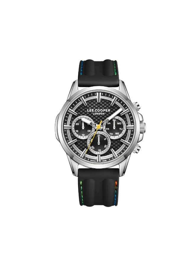 لي كوبر Men's Silicone Multi Function Watch LC08048.351 - 44 mm