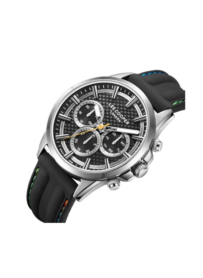 لي كوبر Men's Silicone Multi Function Watch LC08048.351 - 44 mm