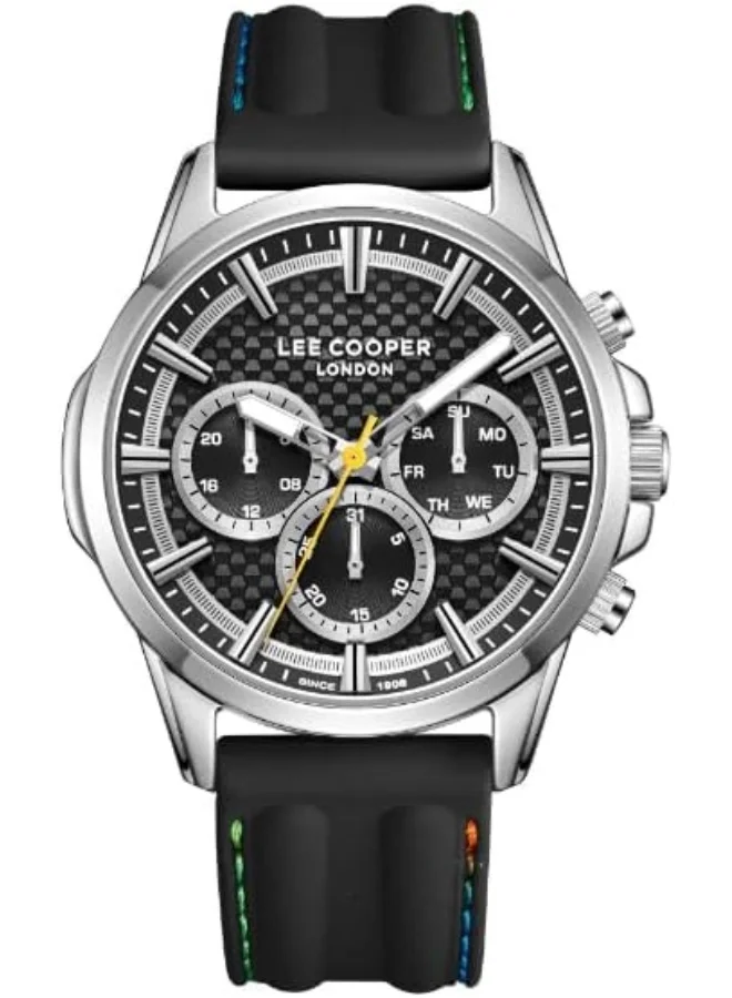 Lee Cooper LEE COOPER Men Multi Function Black Dial Watch - LC08048.351