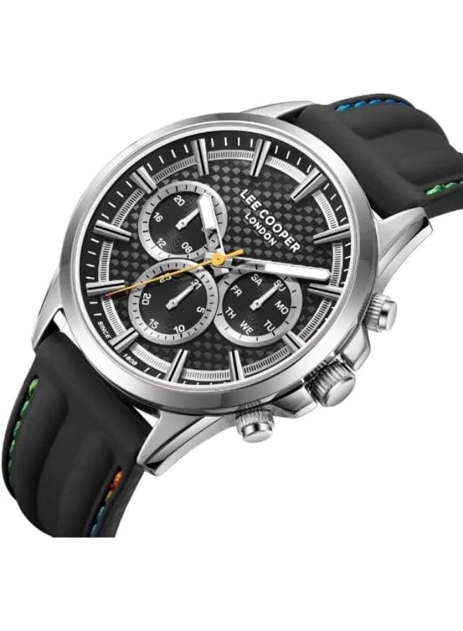Lee Cooper LEE COOPER Men Multi Function Black Dial Watch - LC08048.351