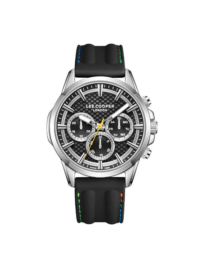 Lee Cooper Men's Silicone Multi Function Watch LC08048.351 - 44 mm