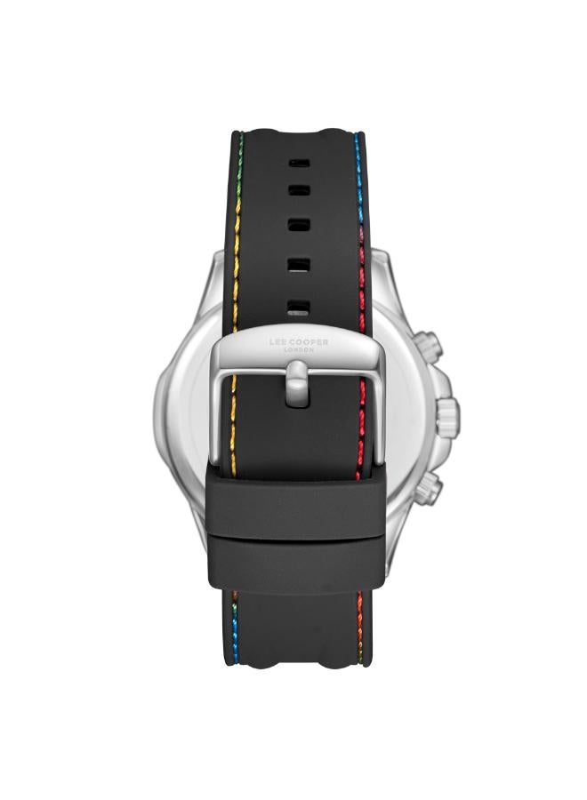 Lee Cooper Men's Silicone Multi Function Watch LC08048.351 - 44 mm - Image 4