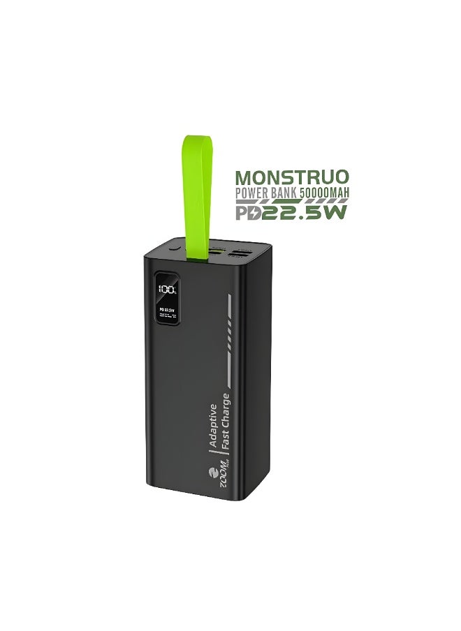 Zoom Plus Zoom Plus ZP50B 50,000mAh Power Bank with 22.5W PD and 4 USB ports, and screen display  - Image 3