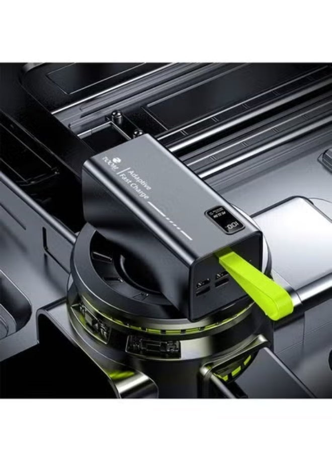 Zoom Plus ZP50B 50,000mAh Power Bank with 22.5W PD and 4 USB ports, and screen display - Image 2