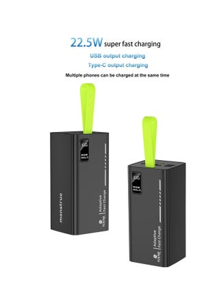 Zoom Plus ZP50B (MONSTRUO) 50,000mAh Power Bank with 22.5W PD and 4 USB ports, and screen display - view 4
