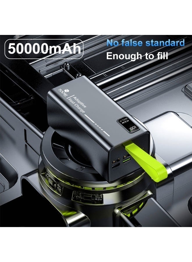 Zoom Plus ZP50B (MONSTRUO) 50,000mAh Power Bank with 22.5W PD and 4 USB ports, and screen display - Image 2