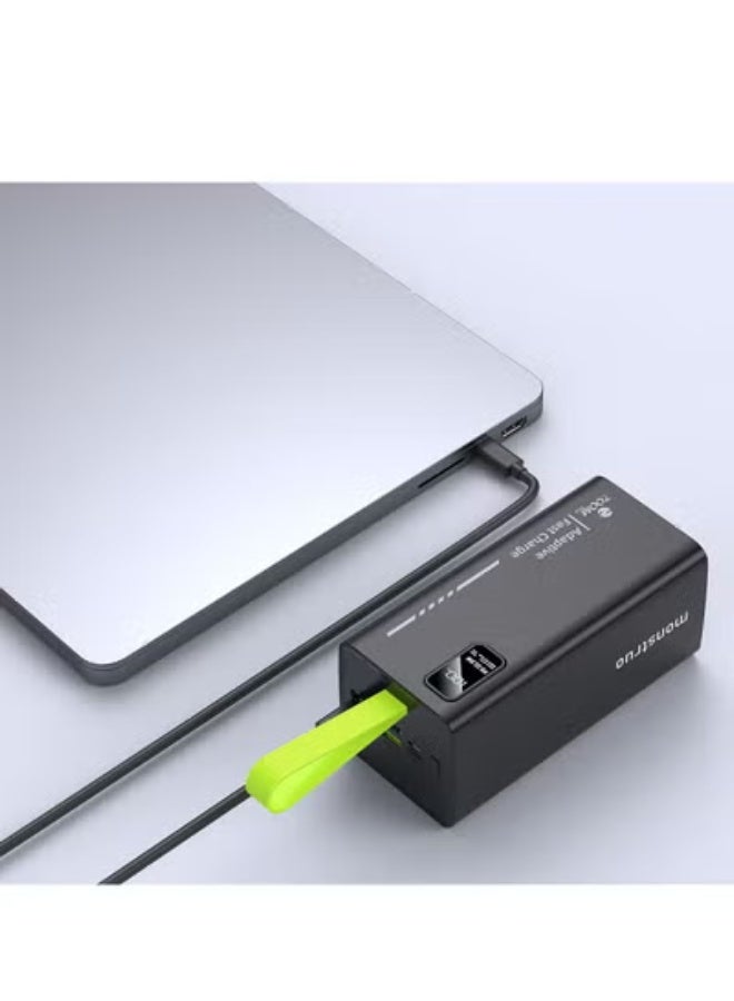 Zoom Plus ZP50B (MONSTRUO) 50,000mAh Power Bank with 22.5W PD and 4 USB ports, and screen display - Image 3