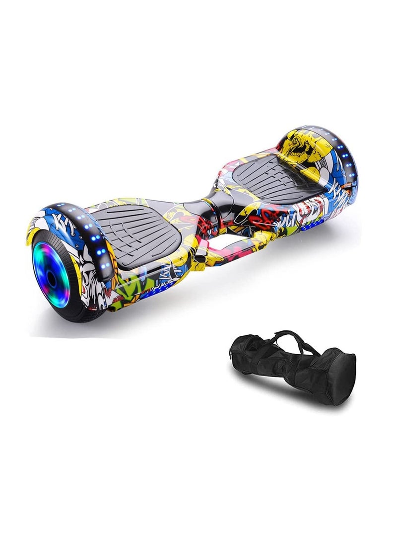 Cool Baby 6.5inch Smart Electric Scooter 2 Wheels Self Balancing Scooter Lithium Battery Hoverboard Balance Scooter With Led Lights Best Gift For Children  - Image 1