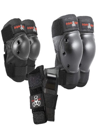 Eight Saver Series Pad Set With Kneesavers, Elbowsavers And Wristsavers, Medium, Black - pzsku/ZE7152484EAD3DC7791A5Z/45/_/1685702754/cfdcf3de-2a17-4d74-80d8-a925ac1bf1ef