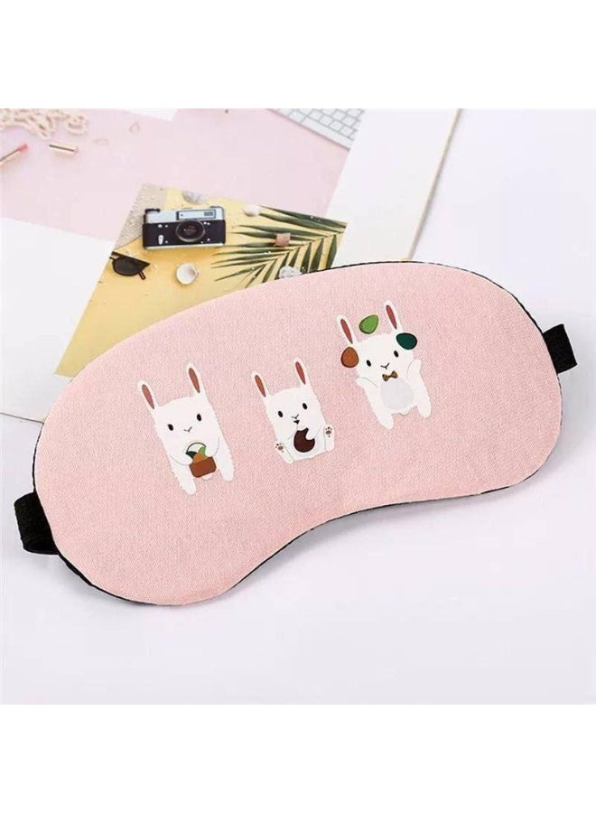 Generic valueable 1 Gel eye sleep mask, sleep mask with elastic strap and space-blocking design for sleeping, traveling, working, and napping. One piece, random shape selection. - Image 1