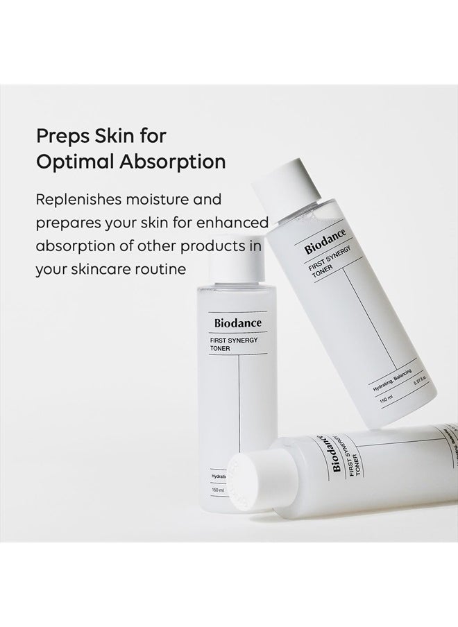 BIODANCE Biodance First Synergy Toner, All-in-One Toner, Moisturizing, Skin Balance, Hyaluronic Acid | 5.07 fl.oz, 150ml  - Image 3
