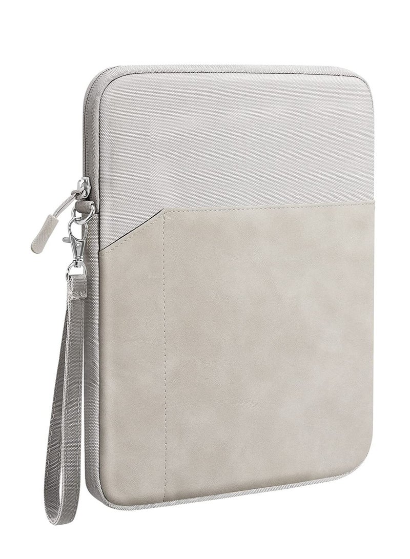 لون رمادي زيبر الحقيبة 13 و 13.3 بوصة غطاء حقيبة كمبيوتر محمول مع حقيبة شاحن ضد الغبار حقيبة يد مقاومة للماء للرجال أو النساء - Image 1