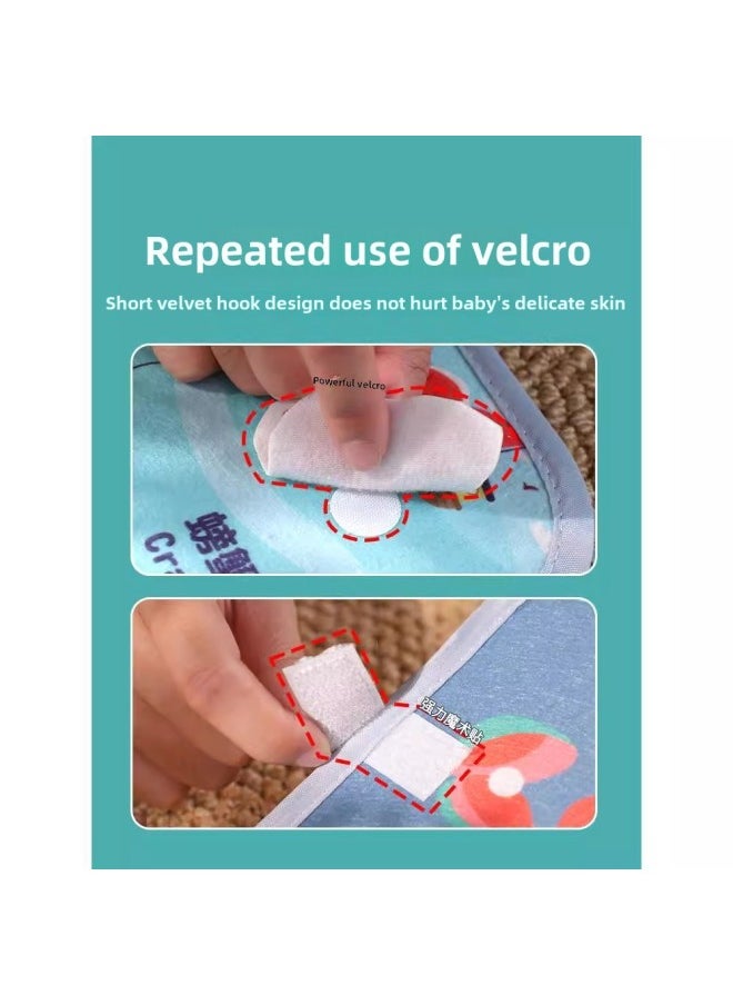 Children's Baby Tear Not To Rip Early Education Hand Tear Book Baby Tear Book Baby Three-dimensional Quiet Cloth Book 1 Toy 0-3 Years Old-Color: Unbreakable Cloth Book "animal World" Bees Are Available  - Image 3