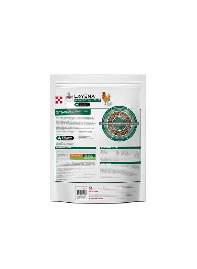 PURINA Purina Layena + High Protein Layer Chicken Feed (10 Pound) - Image 2