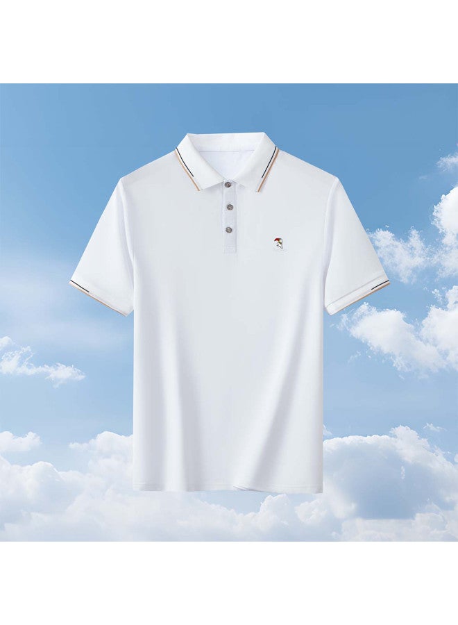 Tucano cool & Breathable Short-sleeve Polo Shirt & Shorts Two-piece Summer Set For Men - Image 3